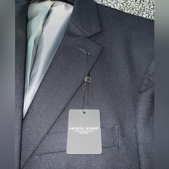 NEW - Pronto Uomo Men’s suit jacket - black - size 40R - Picture 5 of 7
